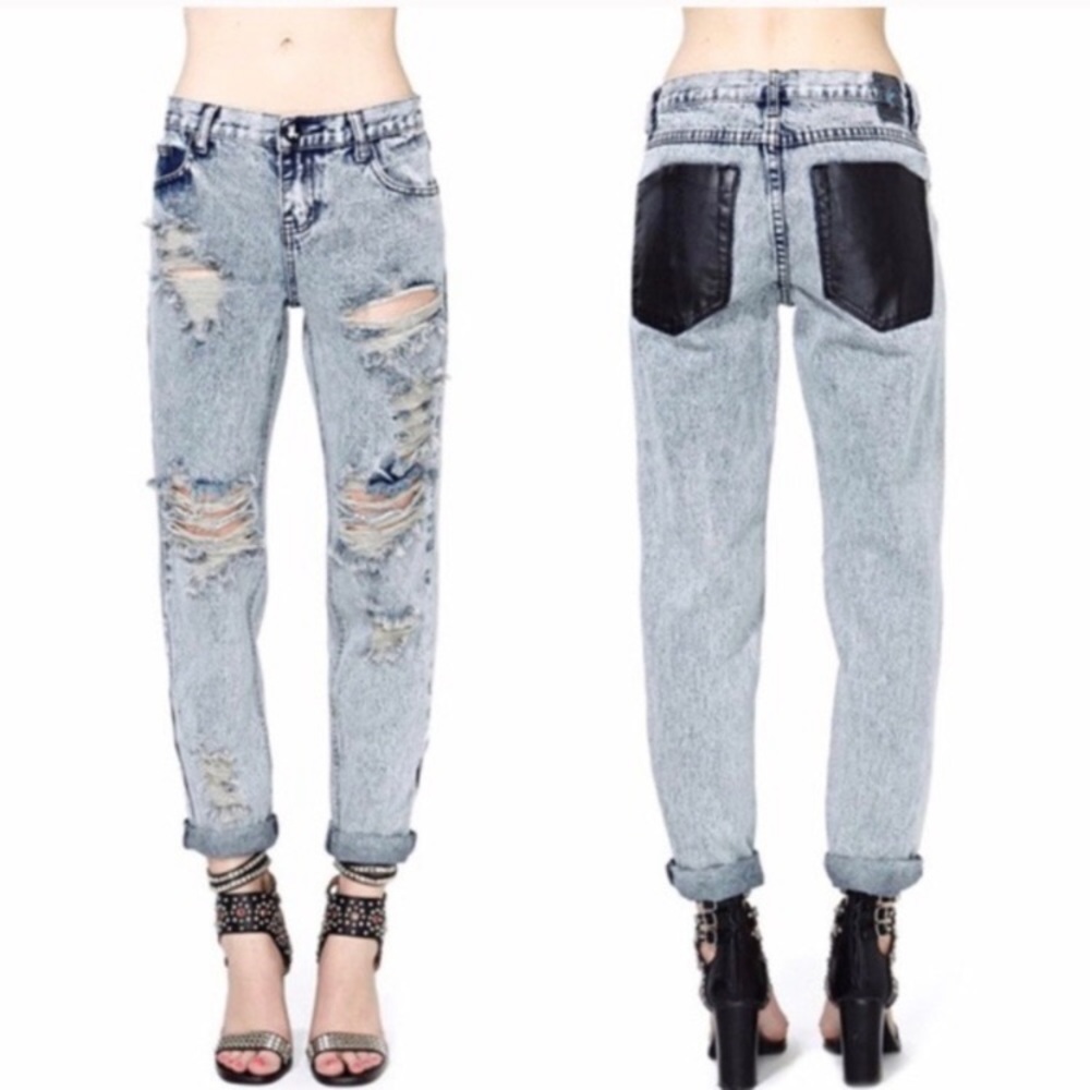 One Teaspoon stressed Jeans